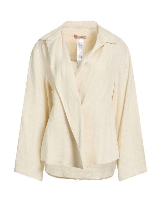 Twinset Natural Jacket Linen