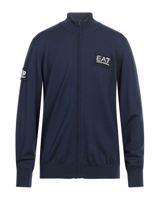 EA7 Blue Cardigan for men