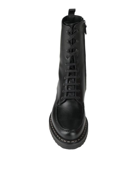 Bally Black Boot Calfskin for men