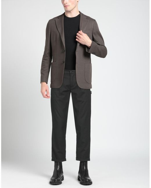 CoSTUME NATIONAL Gray Trouser for men