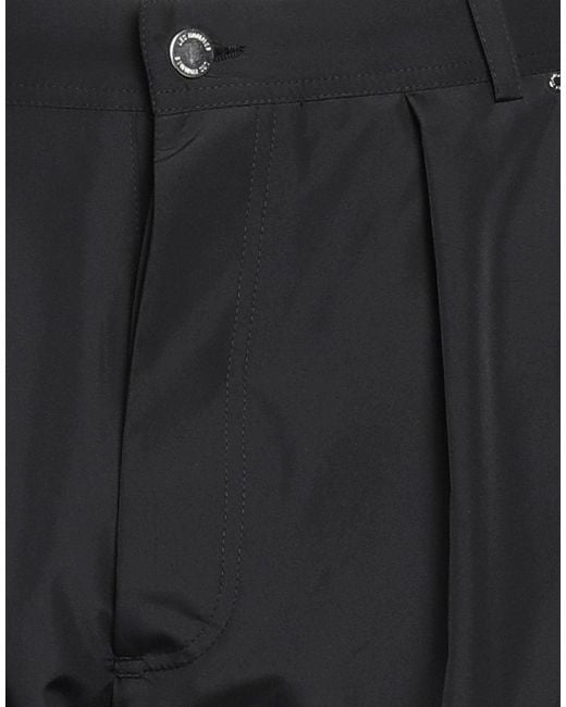 Les Hommes Black Pants Polyamide for men