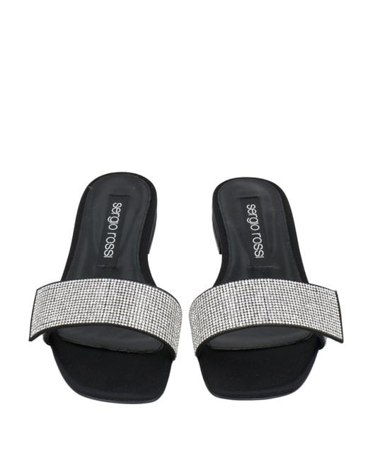 Sergio Rossi Black Sandals