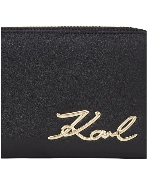 Karl Lagerfeld Black Brieftasche