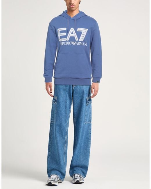 EA7 Blue Sweatshirt for men