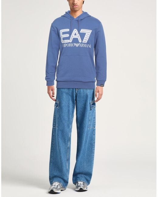 EA7 Blue Sweatshirt for men