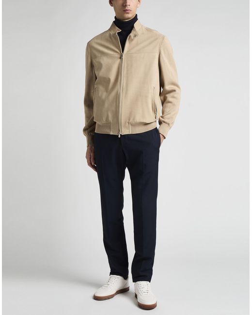 Brunello Cucinelli Jacke & Anorak in Natural für Herren