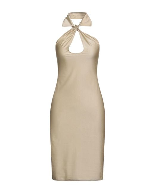 Coperni Natural Midi Dress