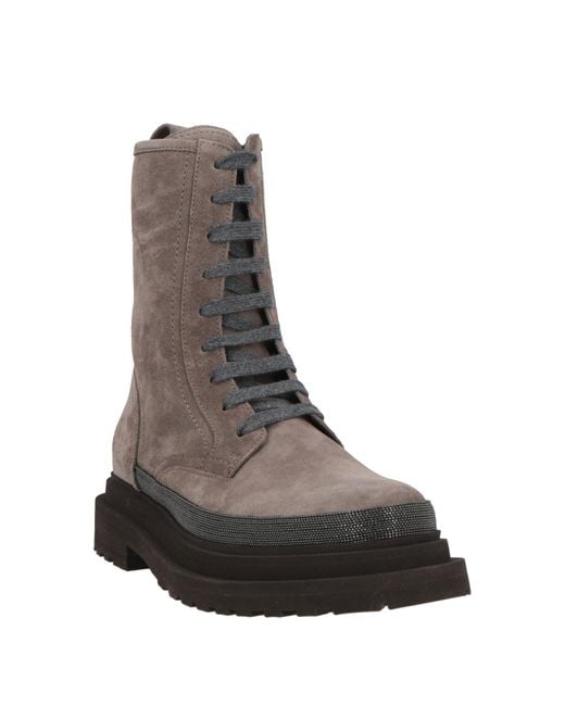 Botines de caña alta Brunello Cucinelli de color Brown