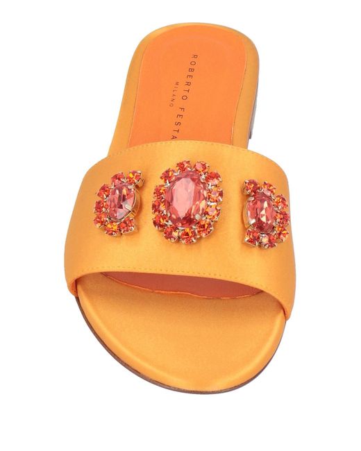 Roberto Festa Orange Sandals