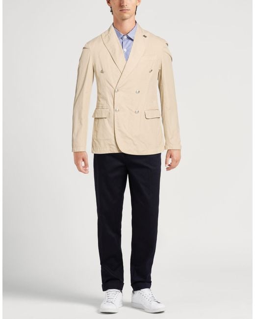 Bob Natural Sand Blazer Linen, Cotton, Elastane for men