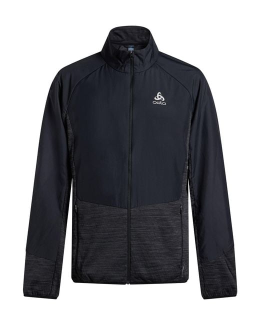 Odlo Blue Jacket Polyester, Elastane for men