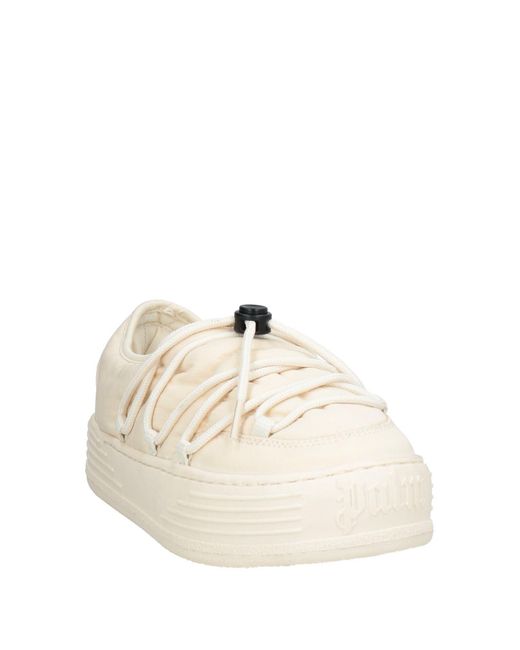 Palm Angels Natural Cream Sneakers Textile Fibers