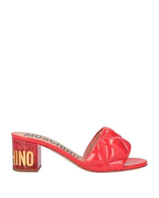 Moschino Red Sandals