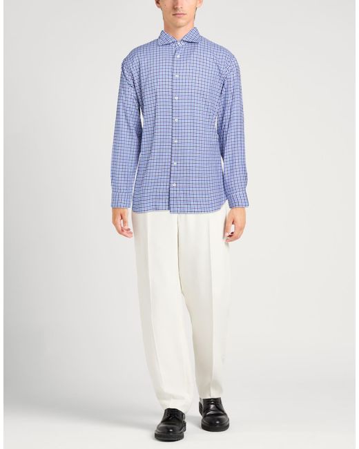 Camicia di Truzzi in Blue da Uomo