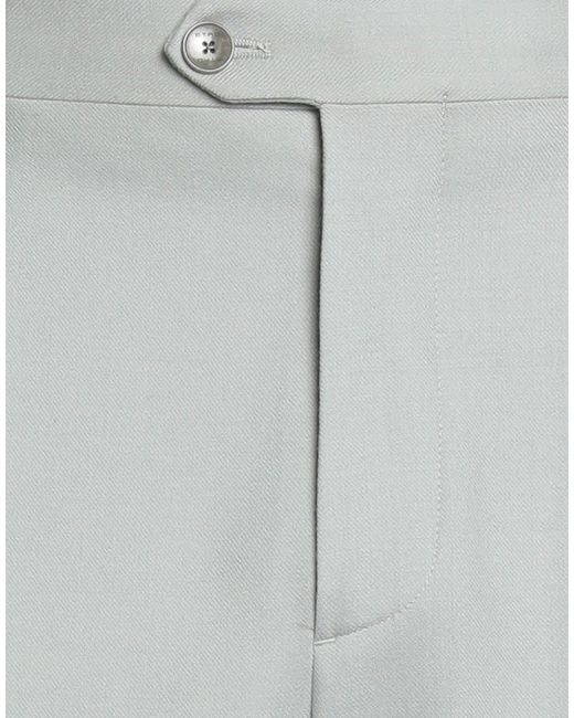 Etro Gray Light Pants Wool, Elastane for men