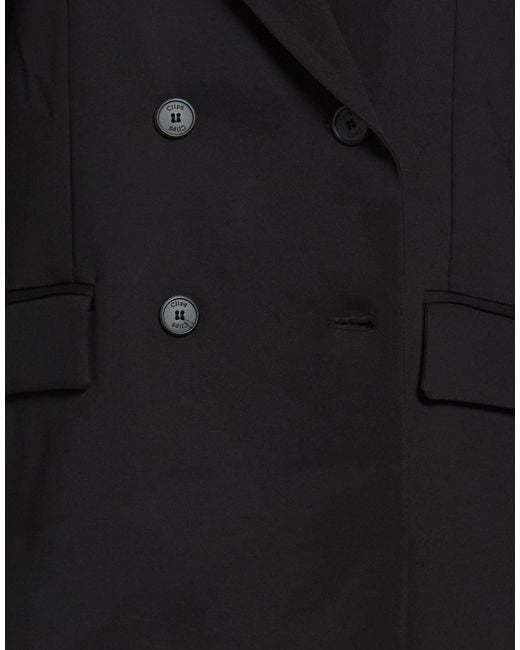 Clips Black Blazer Viscose, Polyester, Elastane