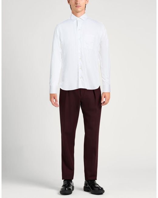 Guy Rover White Shirt Cotton for men