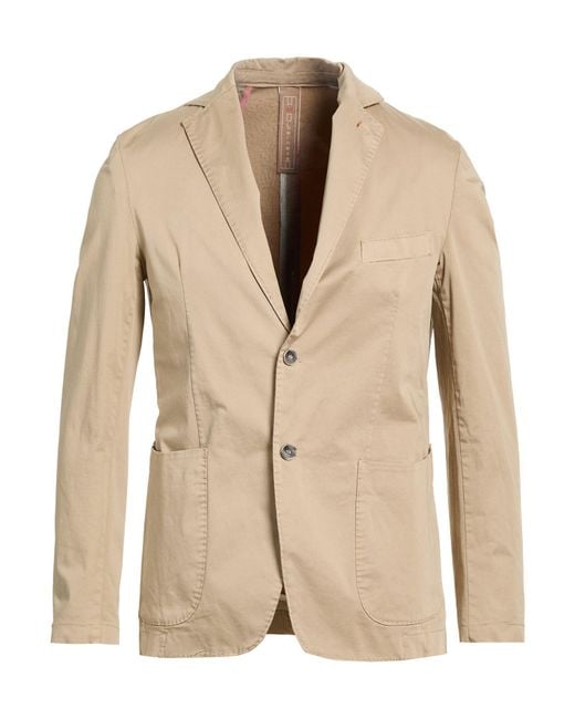 BERNESE Milano Natural Blazer Cotton, Elastane for men