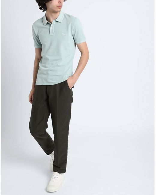 Woolrich Blue Polo Shirt for men