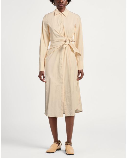 Ottod'Ame Natural Midi-Kleid