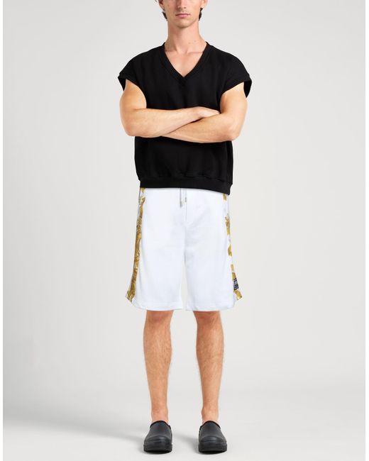 Versace Jeans Couture White Shorts & Bermuda Shorts for men