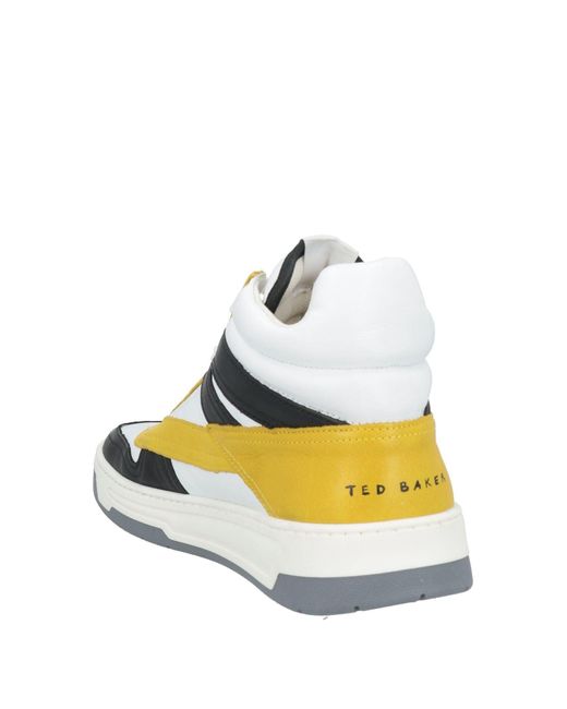 Ted Baker Yellow Sneakers Leather for men