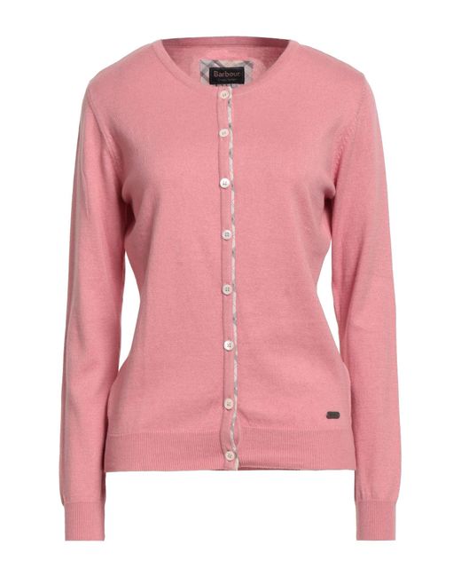 Barbour Pink Strickjacke