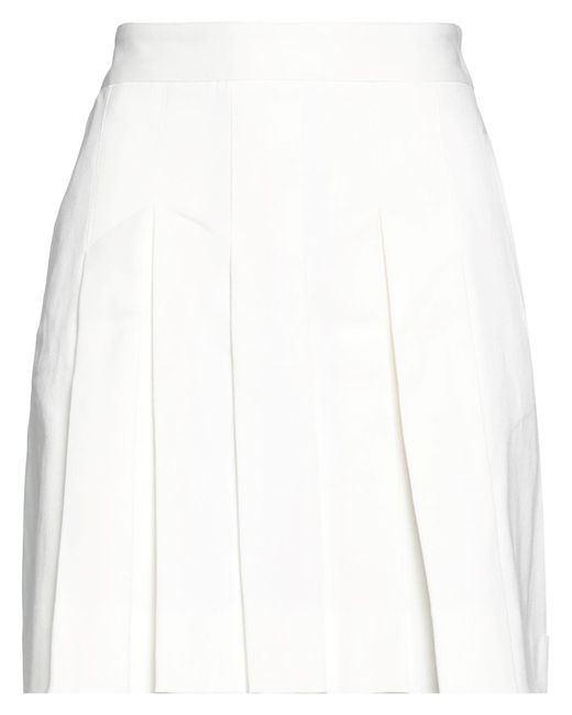 Cacharel White Mini Skirt
