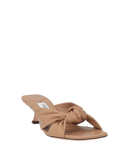 Jimmy Choo Brown Sandals Soft Leather