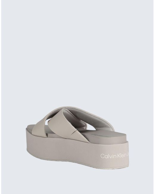 Calvin Klein Gray Sandals