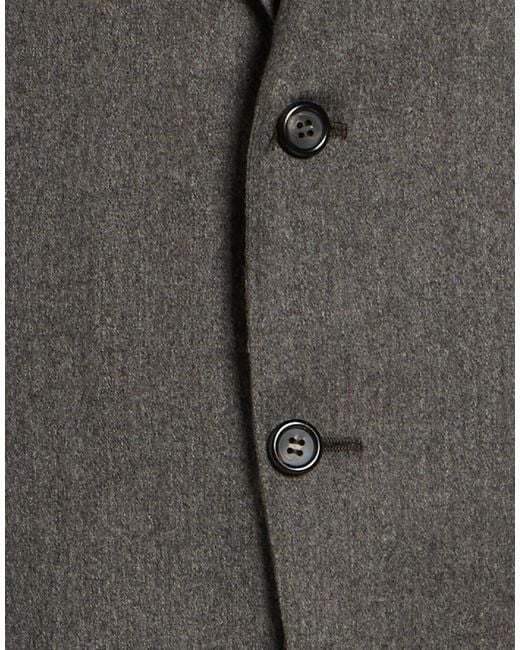 Canali Gray Suit Wool for men