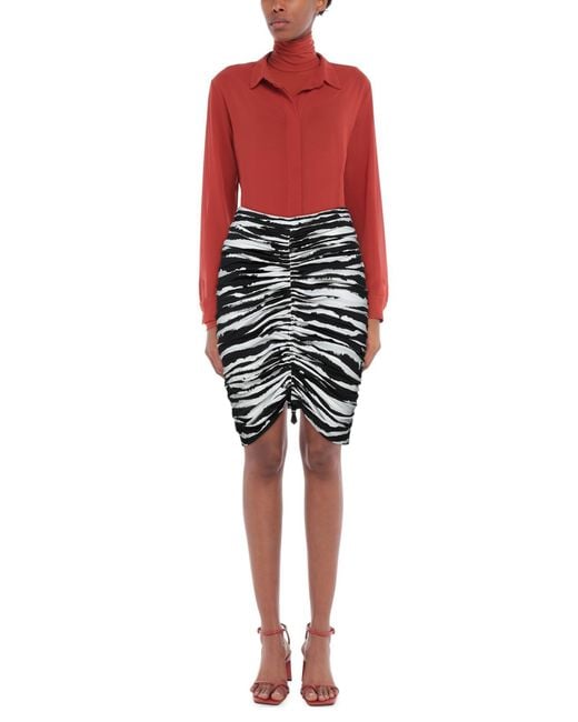 Burberry White Mini Skirt