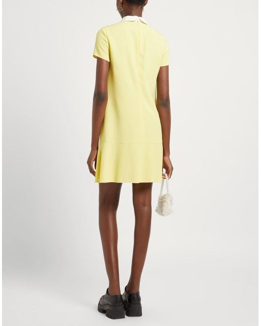 RED Valentino Yellow Mini-Kleid