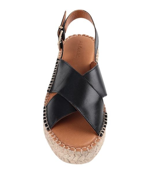 Alohas Black Sandals