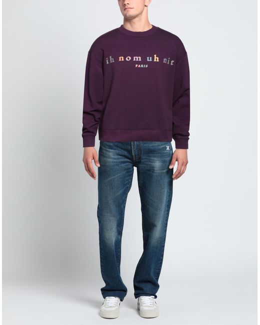 Ih Nom Uh Nit Purple Sweatshirt for men