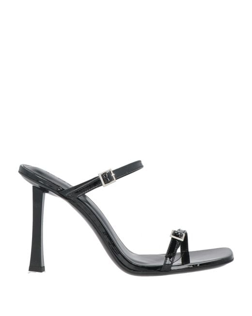 By Far Black Sandals