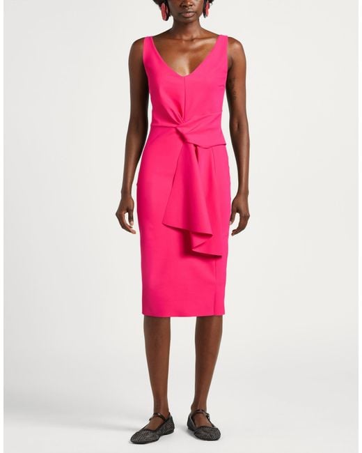 La Petite Robe Di Chiara Boni Pink Midi Dresses
