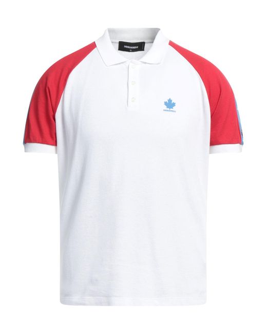 DSquared² Red Polo Shirt for men