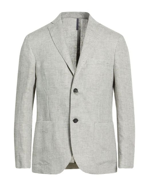 Montedoro Gray Blazers for men