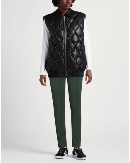 Patrizia Pepe Green Pants Polyester, Elastane