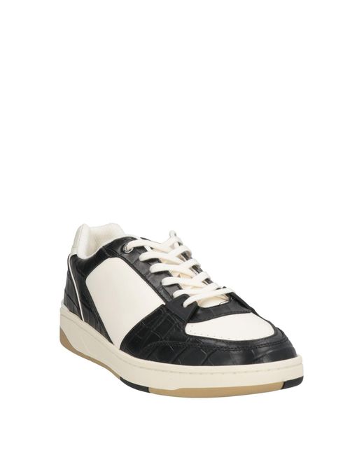 Michael Kors Black Sneakers Leather, Textile Fibers for men