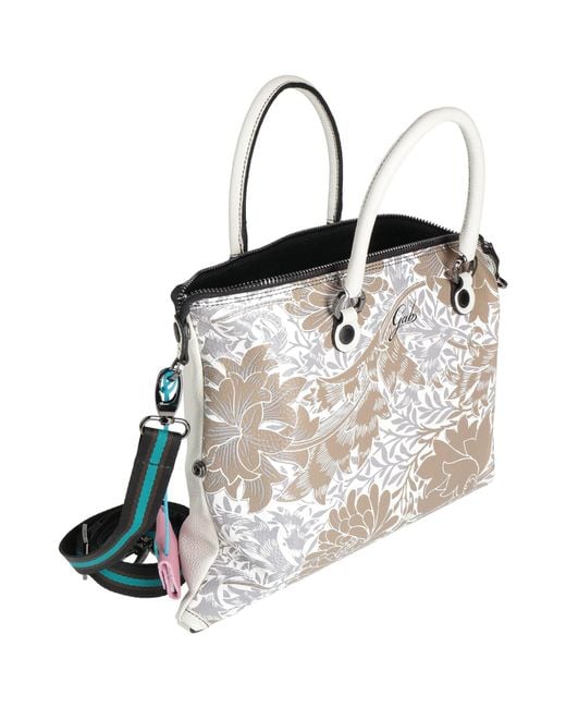 Gabs Natural Ivory Handbag Calfskin