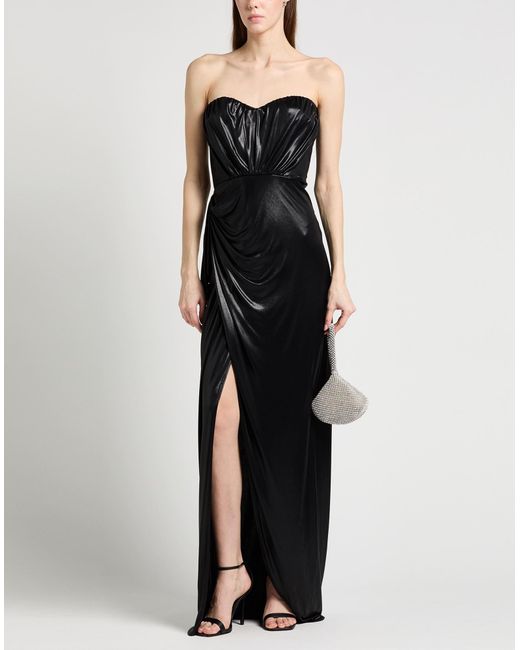 Elisabetta Franchi Black Maxi-Kleid