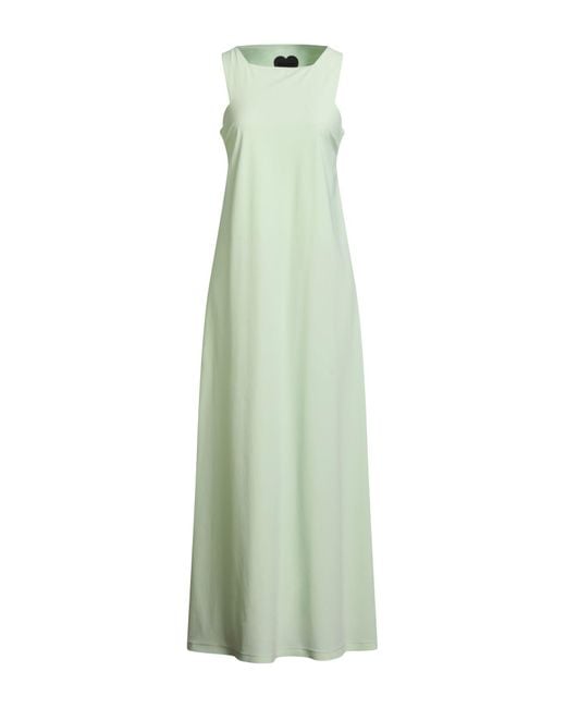 Rrd Green Maxi Dress Polyamide, Elastane