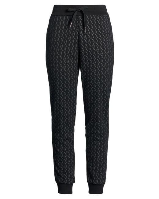 ARMANI EXCHANGE Black Pants Cotton, Polyester