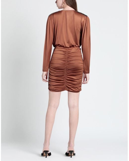 Minivestido Gaelle Paris de color Brown