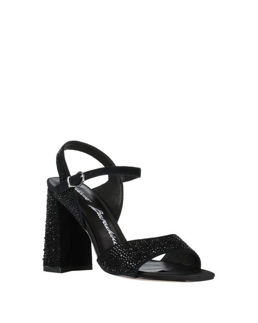 Luciano Barachini Black Sandals Leather