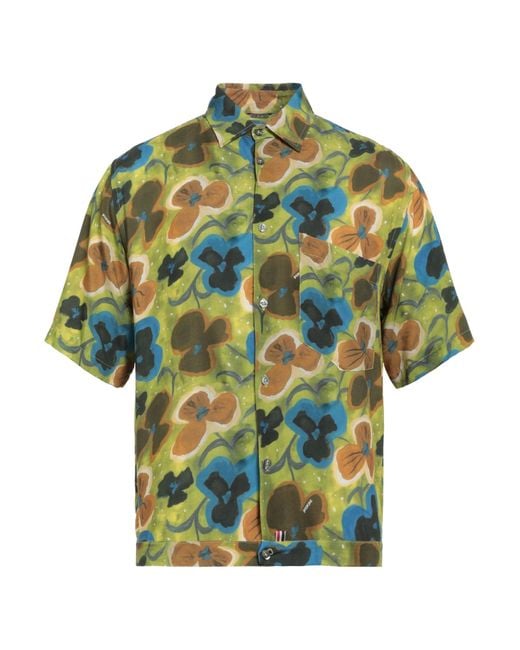 Camisa Daniele Alessandrini de hombre de color Green