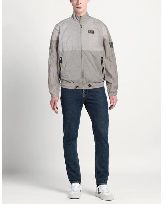 EA7 Gray Jackets for men