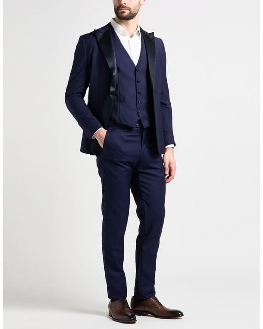 Caruso Blue Suit for men